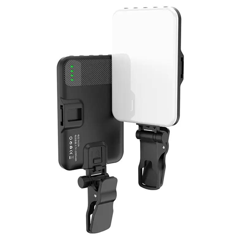 Photography Lighting Styles - LED Phone Light Clip Video Light