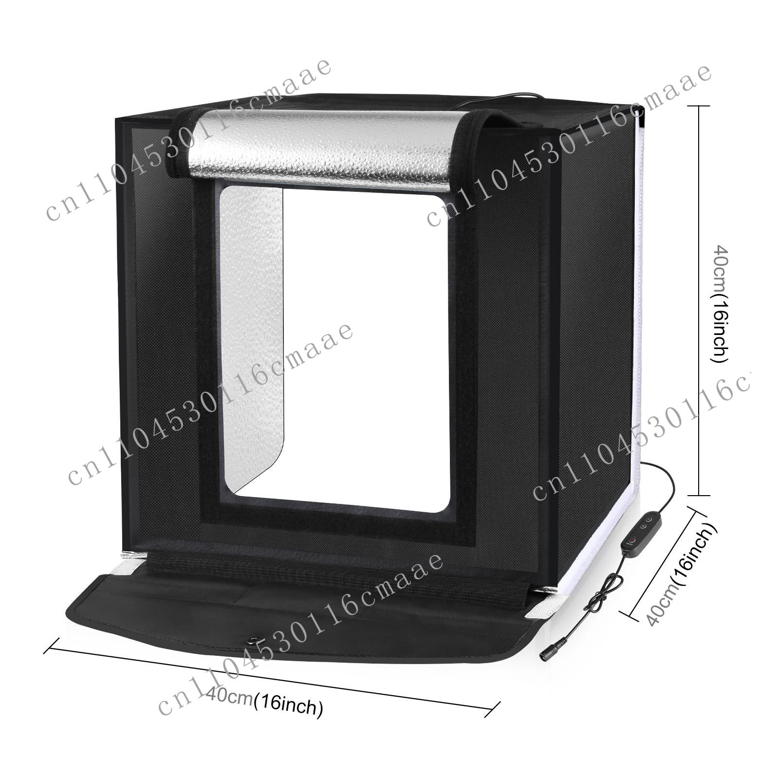 Photography Lighting Kit Portable - 40cm All-in-One Smartphone Photography Portable Studio