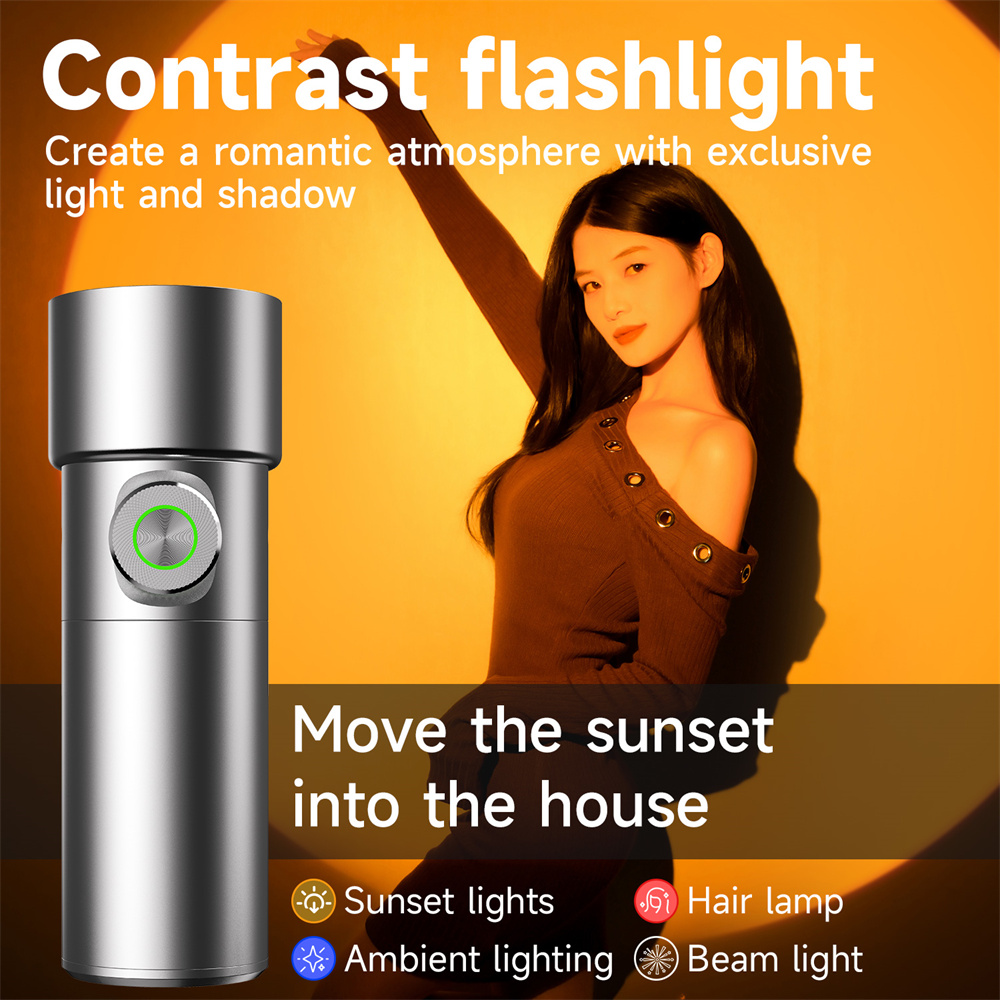 Photography Lighting Styles - NEW Photography Flashlight 4-Colors RGB LED