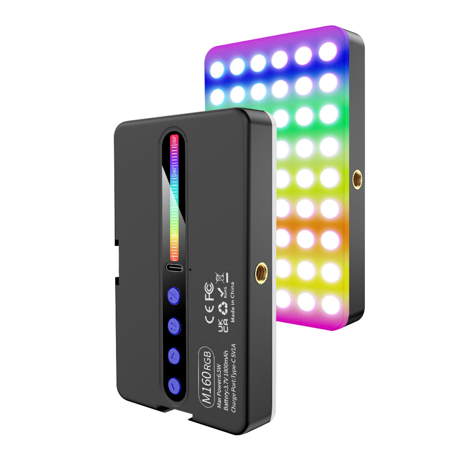 Photography Lighting Type - 6.5W RGB LED Video Light 2700K-6500K