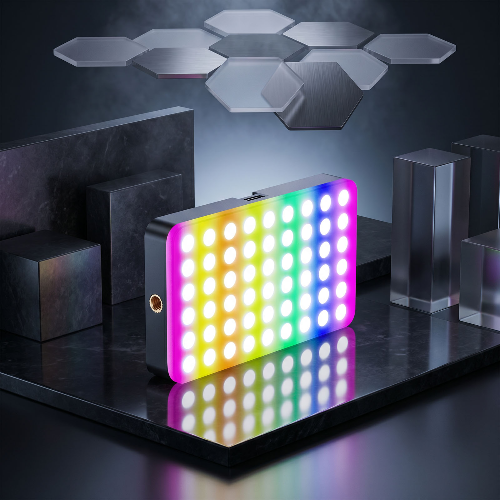 Photography Lighting Type - 6.5W Camera Phone Fill Light 2700K-6500K