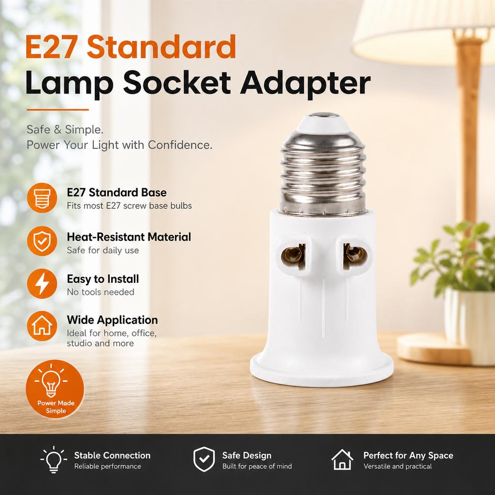 E27 to EU Plug Adapter Light S - огляд і ціна Photography Lighting Product