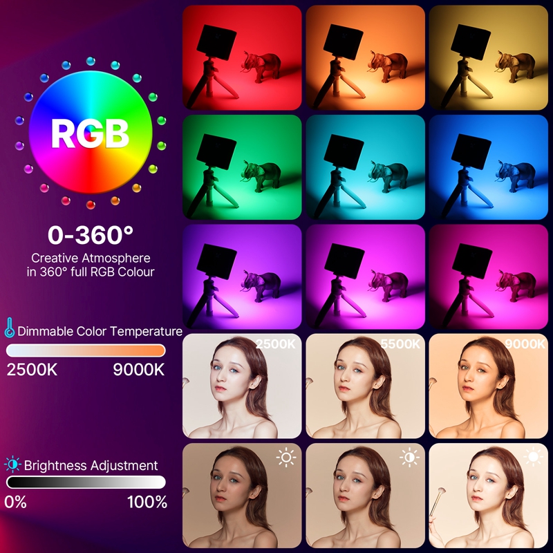 Ulanzi LT002 7 inch Pocket LED - огляд і ціна Torjim Rgb Photography Video Lighting