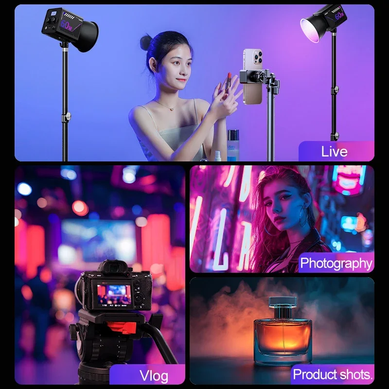 RGB Video Light Portable LED P - огляд і ціна Torjim Rgb Photography Video Lighting