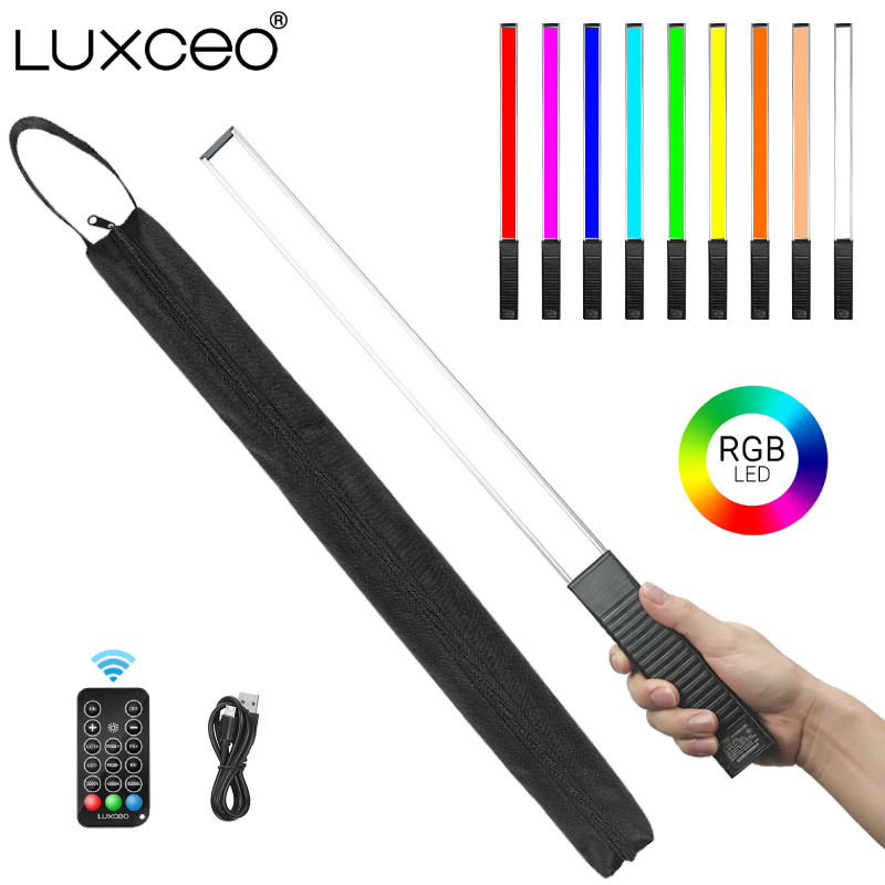 LUXCEO Q508A Handheld RGB Vide - огляд і ціна Torjim Rgb Photography Video Lighting