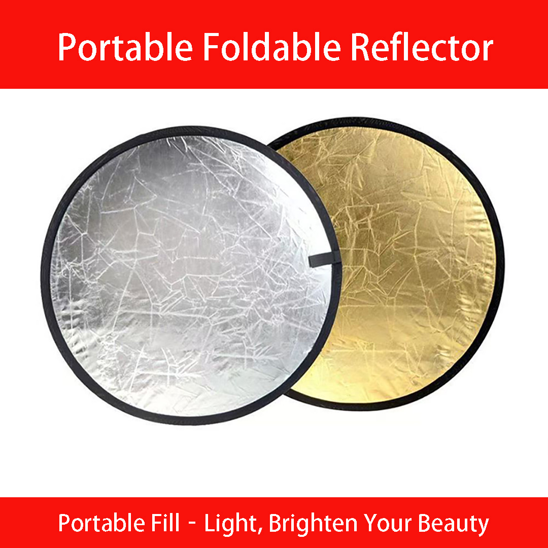 30、60cm Round Dual‑Sided Silve - огляд і ціна Reflector Disc Silver