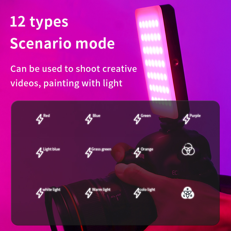 RGB Video Light Portable LED C - огляд і ціна Torjim Rgb Photography Video Lighting