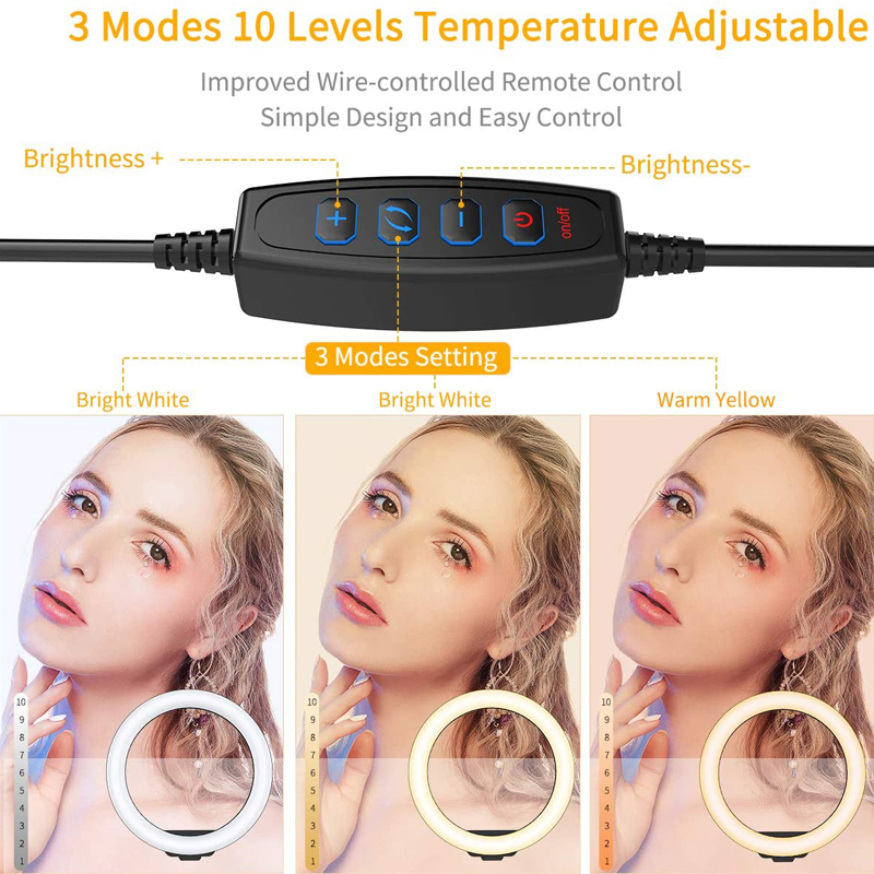 LED Ring Light Photography Adj - огляд і ціна Torjim Rgb Photography Video Lighting