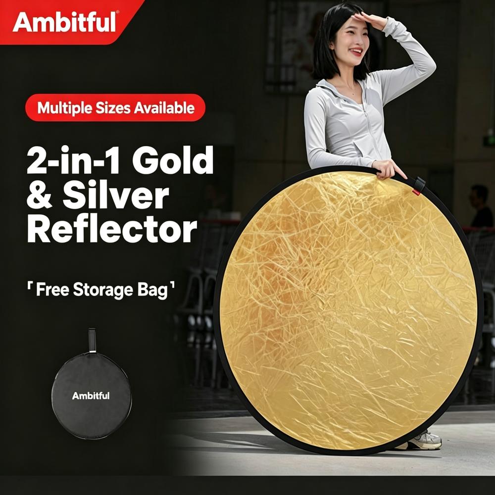 Ambitful 2in1 30/60/80/110cm M - огляд і ціна Reflector Disc Silver
