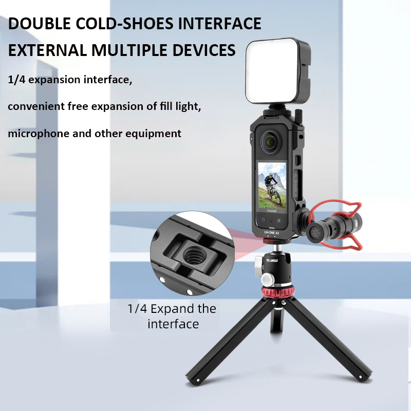 YELANGU Metal Protective Cage  - огляд і ціна Insta360 Camera X3