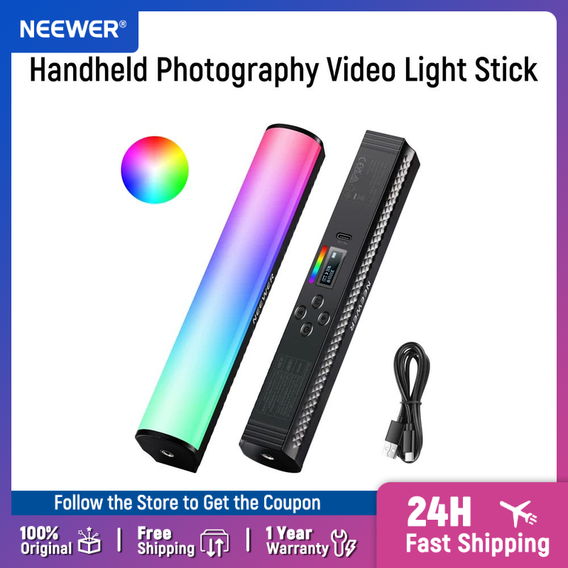 NEEWER RGB Light Wand with APP - огляд і ціна Torjim Rgb Photography Video Lighting