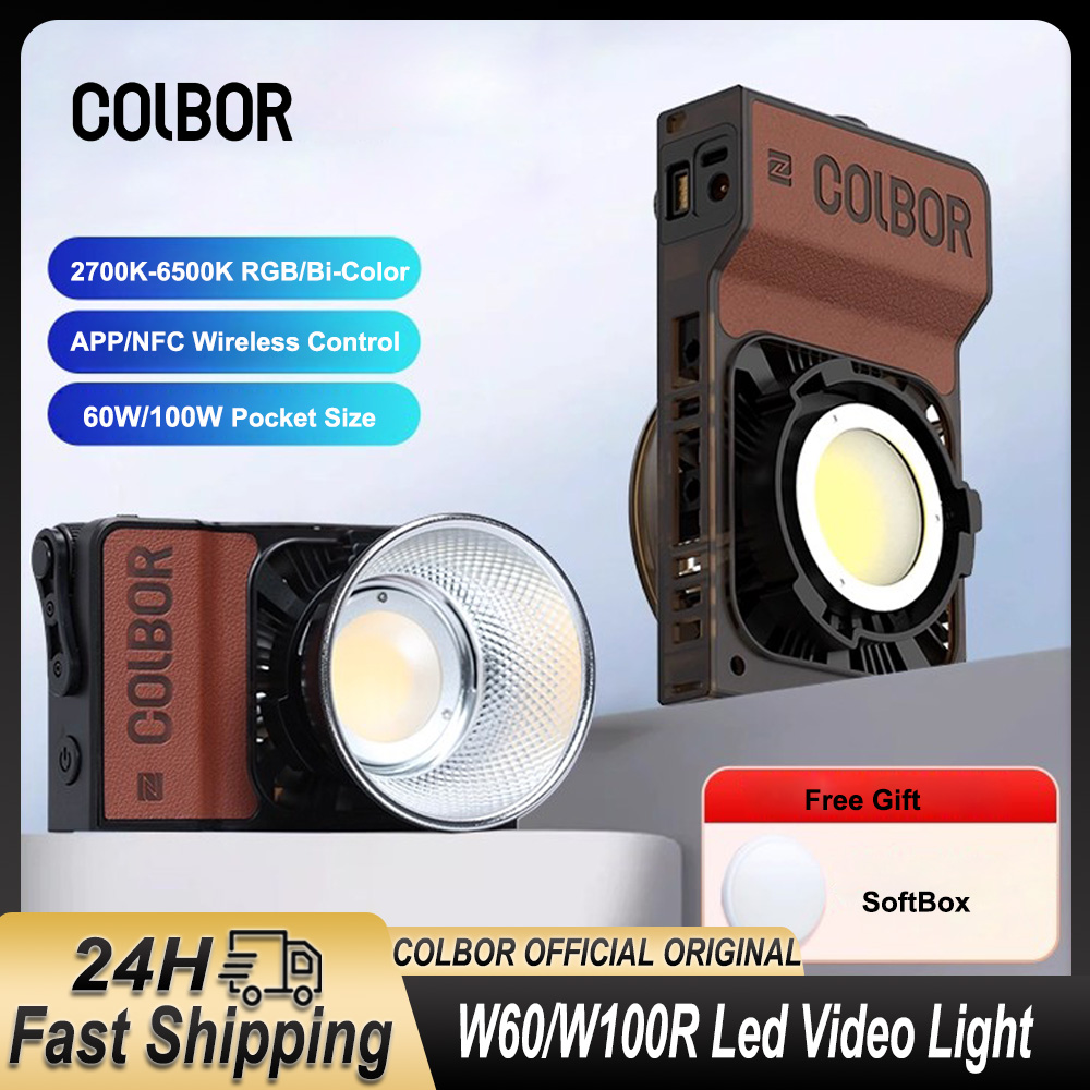 Colbor W60 W100R RGB LED Video - огляд і ціна Torjim Rgb Photography Video Lighting