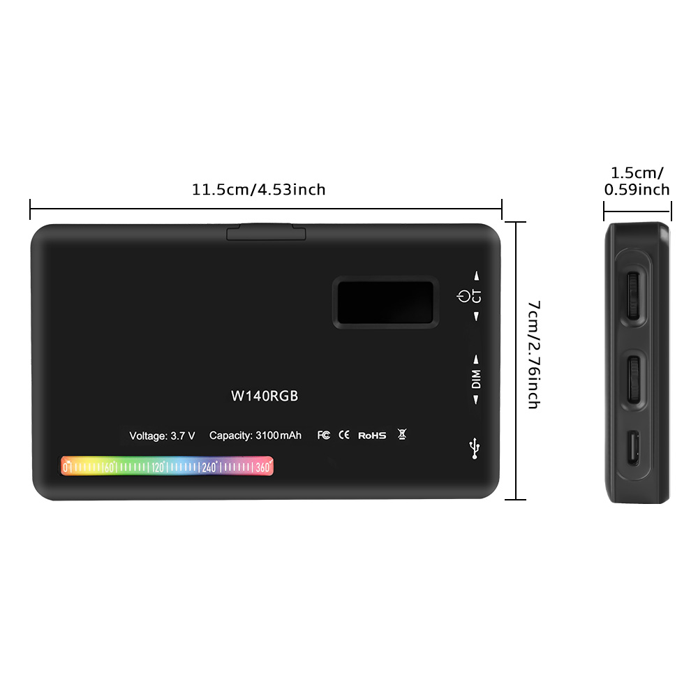SH W140 LED RGB Video Light 0- - огляд і ціна Photography Lighting Styles
