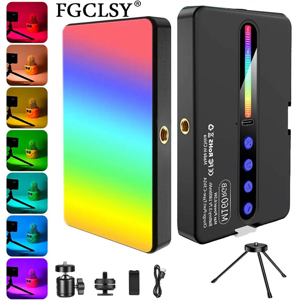 LED RGB Camera Light Full Colo - огляд і ціна Torjim Rgb Photography Video Lighting