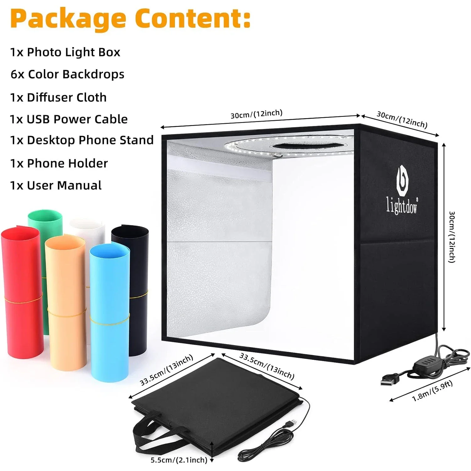 Lightdow Dimmable Photo Box LE - огляд і ціна Photography Lighting Product