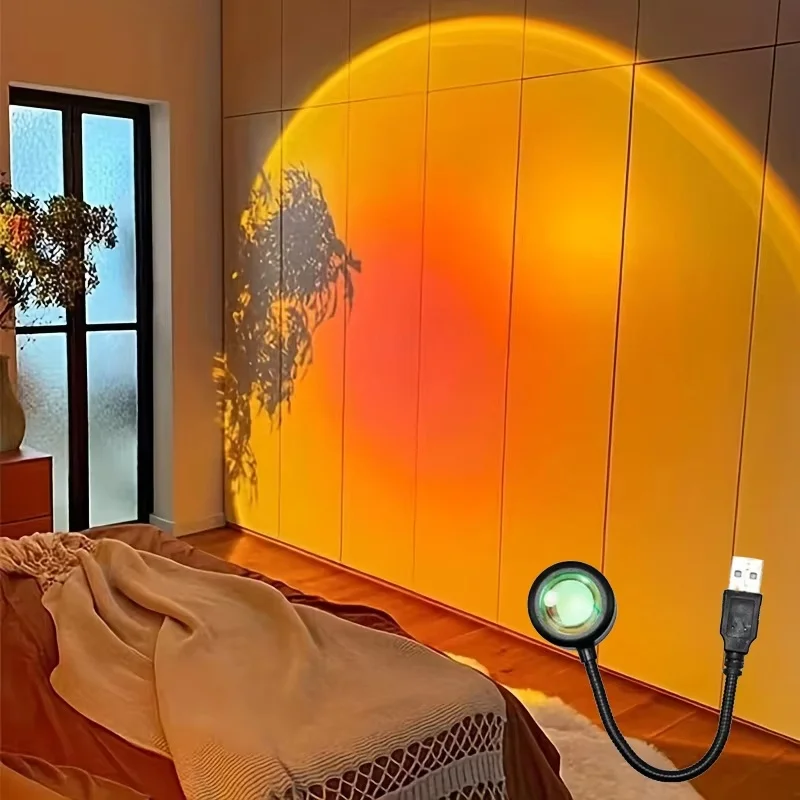 Mini USB ED Sunset Lamp Nightl - огляд і ціна Torjim Rgb Photography Video Lighting