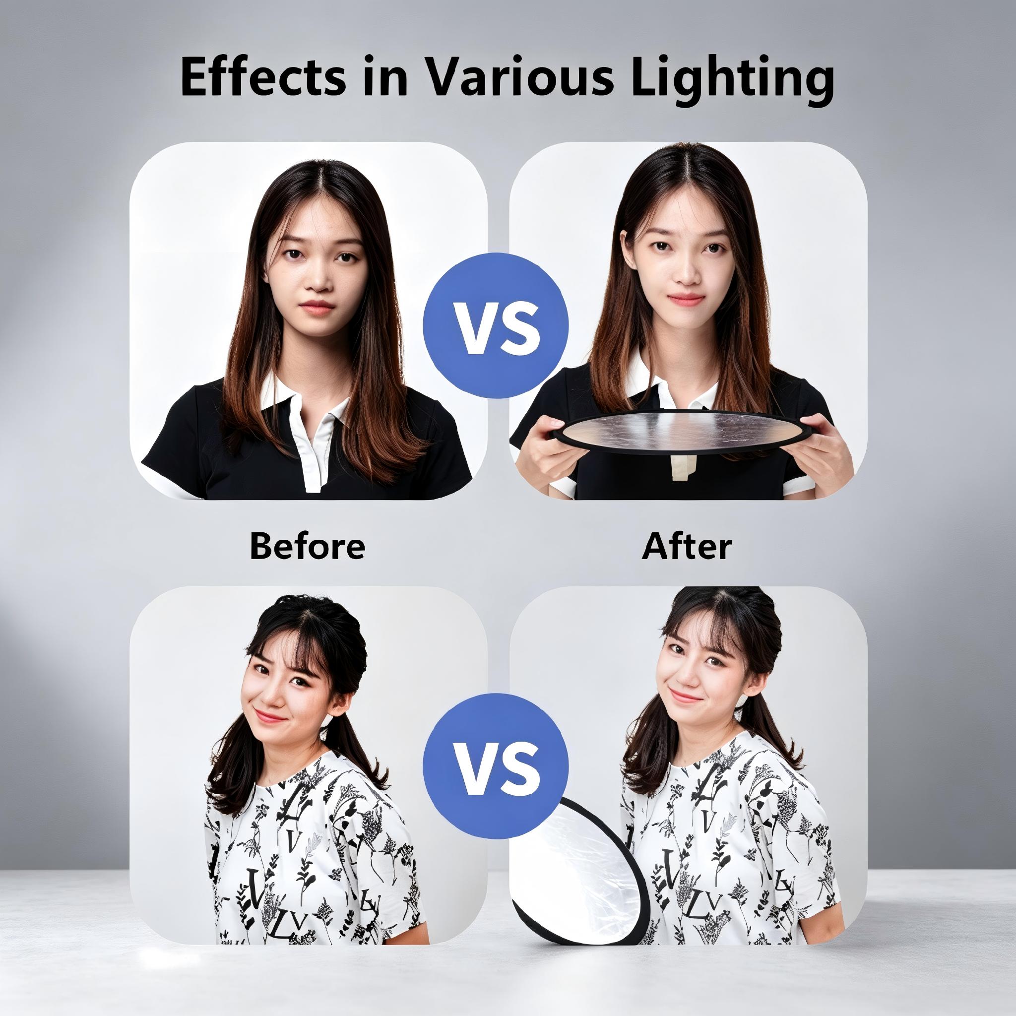 Photography Reflector 2 In 1 L - огляд і ціна Photography Lighting Kit Portable