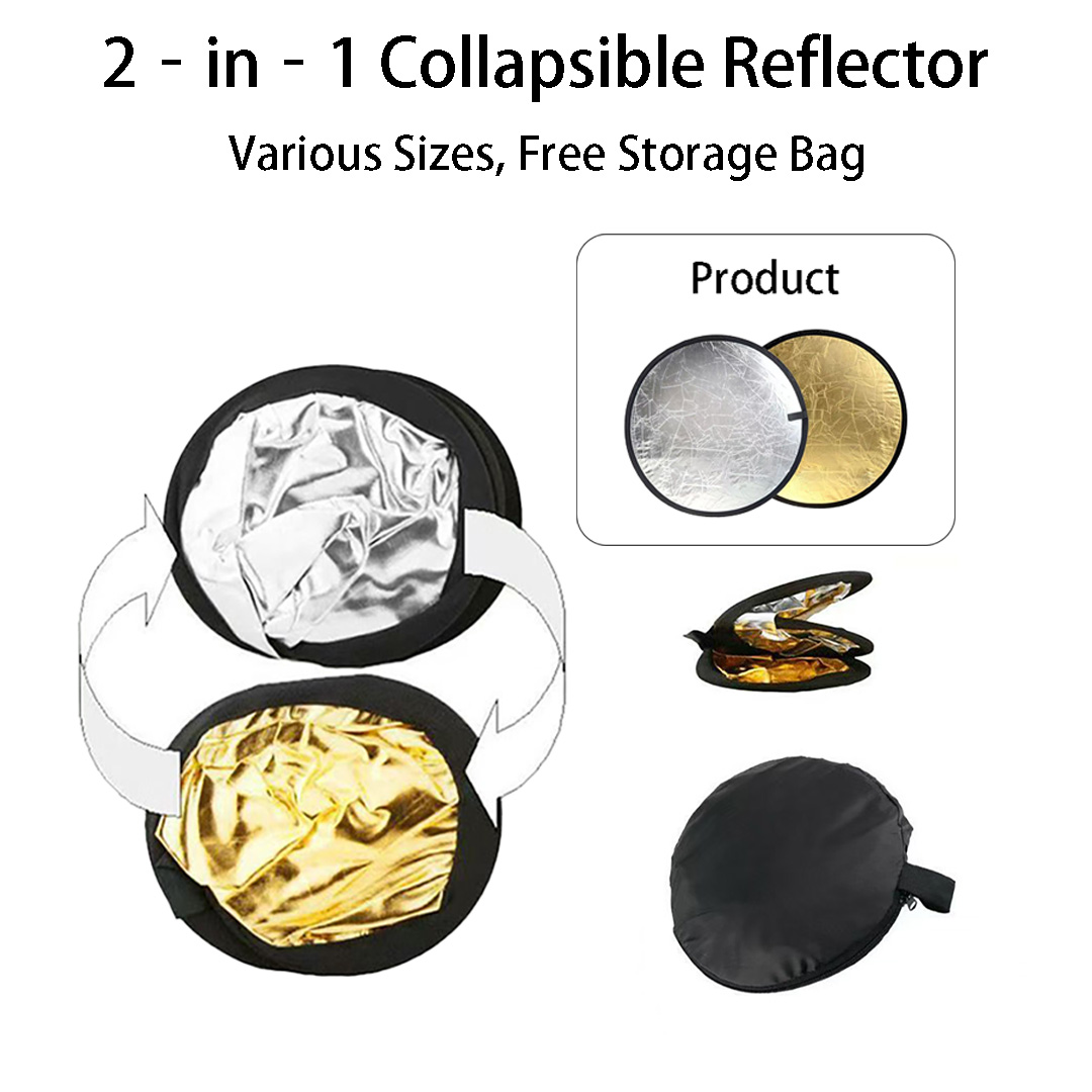 30、60cm Round 2‑in‑1 Silver Wh - огляд і ціна Reflector Disc Silver