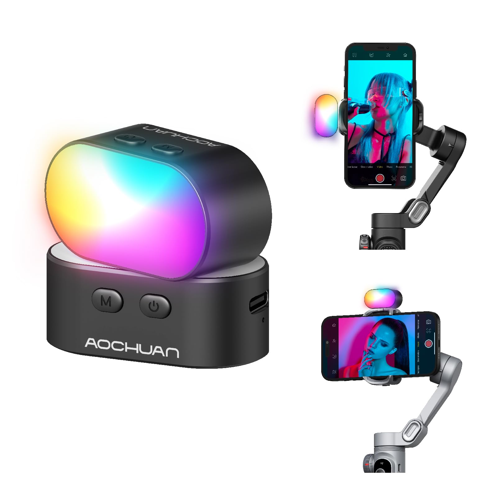 AOCHUAN RGB Magnetic Fill Ligh - огляд і ціна Torjim Rgb Photography Video Lighting