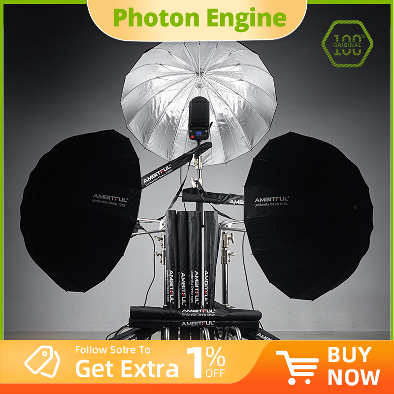 AMBITFUL 105cm 130cm 160cm Dee - огляд і ціна Parabolic Umbrella Deep